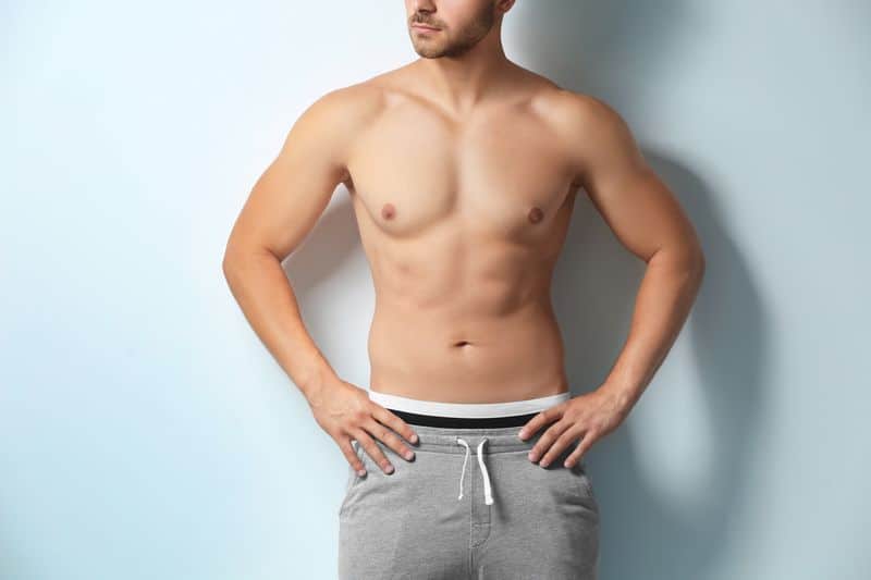 Sexy,Shirtless,Man,On,White,Background